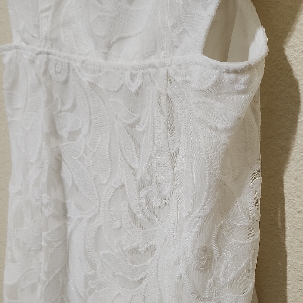Show Me Your MuMu White Spaghetti Strap Slip Dress - Picture 5 of 16